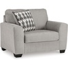 image:imageSignature Design by Ashley Oversized Accent Chair and a Half Flannel