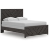 image:imageSignature Design by Ashley Prendonea Kids Twin Bed Frame CharcoalQueen US Standard