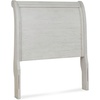 image:imageSignature Design by Ashley Robbinsdale Twin Sleigh Headboard Antique WhiteWhitewash