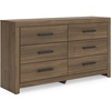 image:imageSignature Design by Ashley Ryderton 6 Drawer Dresser Warm Auburn
