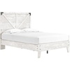 image:imageSignature Design by Ashley Shawburn Queen Farmhouse Platform BedWhiteDark Charcoal Gray