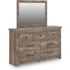 image:imageSignature Design by Ashley Stanziford 7Drawer Dresser and Mirror Brown