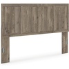 image:imageSignature Design by Ashley Stanziford Transitional Panel Headboard King Light Brown