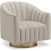 image:imageSignature Design by Ashley Swivel Barrel Accent Chair Pearl Penzlin