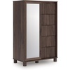 image:imageSignature Design by Ashley Symarro Casual Dressing 5Drawer Chest with Walnut Finish Dark Brown