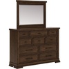 image:imageSignature Design by Ashley Taffenbrook 10Drawer Dresser and Mirror Brown