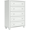 image:imageSignature Design by Ashley Trindura Tall 5Drawer White Chest of Drawers