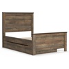 Full Panel Bed with 1 Large Storage Drawer