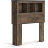 image:imageSignature Design by Ashley Trinell Rustic Twin Bookcase HeadboardTwin