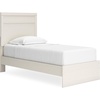 image:imageSignature Design by Ashley Twin Bed Frame Belachime CharcoalWhite