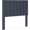 image:imageSignature Design by Ashley Twin Panel Headboard Farmhouse Navy BlueFull