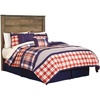 image:imageSignature Design by Ashley Twin Panel Headboard Only Brown TrinellFull