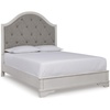 image:imageSignature Design by Ashley Upholstered Queen French Country Bed FrameQueen US Standard