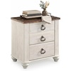 image:imageSignature Design by Ashley Willowton 2 Drawer Nightstand WhitewashWhitewash