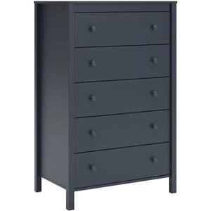 image:imageSignature Design by Ashley 5Drawer Chest of Drawers Tall Navy Blue5 Drawer Chest