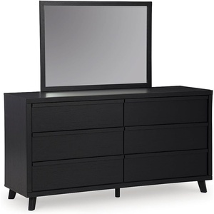image:imageSignature Design by Ashley 6 Drawer Bedroom Dresser Light Oak CieldenBlack