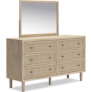 image:imageSignature Design by Ashley 6 Drawer Bedroom Dresser Light Oak CieldenLight Brown  Beige