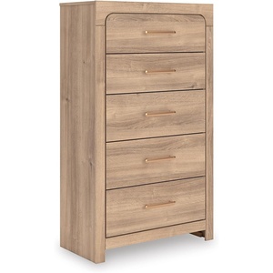image:imageSignature Design by Ashley 6 Drawer Dresser for Bedroom Light Oak FinishChest of Drawers