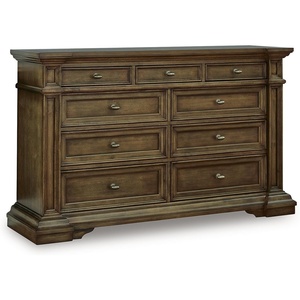 image:imageSignature Design by Ashley 9Drawer Dresser 71 Inch Dark Brown