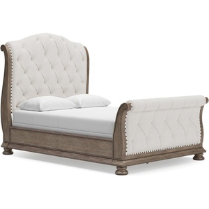 image:imageSignature Design by Ashley Ardenfield Traditional 74 W 9 Drawer Dresser High Capacity Storage for Bedroom Master Suites Light BrownQueen