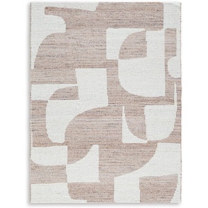 image:imageSignature Design by Ashley Area Rug Modern Abstract 5x7 BeigeBrown51 x 611 Rectangular