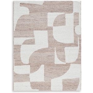 image:imageSignature Design by Ashley Area Rug Modern Abstract 5x7 BeigeBrown78 x 910 Rectangular