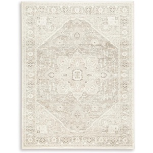 image:imageSignature Design by Ashley Area Rug Neutral 5x7 Vintage Medallion53 x 73 Rectangular
