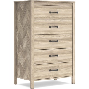 image:imageSignature Design by Ashley Battelle 5Drawer Chest of Drawers Tan Oak