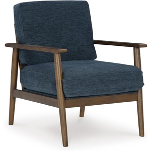 image:imageSignature Design by Ashley Bixler Mid Century Accent Chair Navy BlueDark Blue