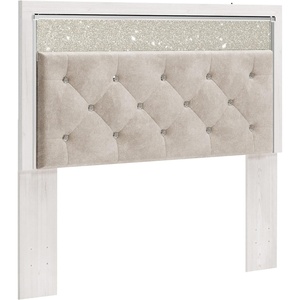 image:imageSignature Design by Ashley Bling Queen Upholstered Headboard WhiteQueen