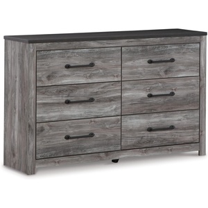 image:imageSignature Design by Ashley Bronyan Contemporary 6 Drawer Dresser GrayDark Gray