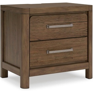 image:imageSignature Design by Ashley Cabalynn 2Drawer Nightstand with USB PortsLight Brown