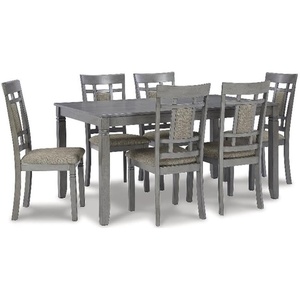 image:imageSignature Design by Ashley Caitbrook 7Piece Dining Set Gray WashLight Gray