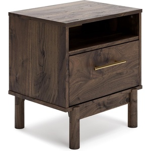 image:imageSignature Design by Ashley Calverson Nightstand with Drawer Dark BrownBrown