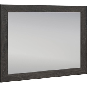 image:imageSignature Design by Ashley Candanew Modern Bedroom Mirror with Thick Frame Charcoal