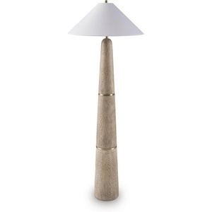 image:imageSignature Design by Ashley Carlsbad Beach Casual Weather and UV Resistant Outdoor SofaChairsTable with 2 Accent Pillows Set of 4 Gray amp Light Brown