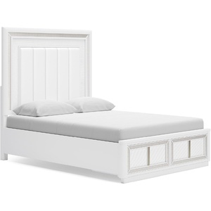image:imageSignature Design by Ashley Chalanna Queen Upholstered Storage Bed WhiteQueen Upholstered Storage Bed