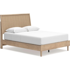 image:imageSignature Design by Ashley Cielden Queen Bed Frame Replicated Cane