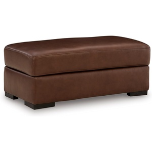 image:imageSignature Design by Ashley Creazzo Oversized Brown Leather Accent ChairOttoman