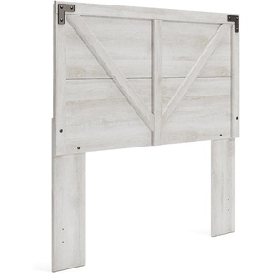 image:imageSignature Design by Ashley Crossbuck Panel Headboard Full Size Whitewash