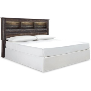 image:imageSignature Design by Ashley Drystan Twin Panel Bed with Light Rustic BrownCalifornia King