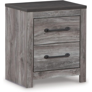 image:imageSignature Design by Ashley Engineered Wood 2 Drawer Nightstand WhiteGray Plank