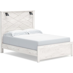 image:imageSignature Design by Ashley Gerridan Kids Full Size White Bed FrameWhiteBlack
