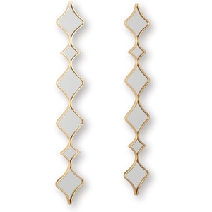 image:imageSignature Design by Ashley Harriswood Art Deco Accent Mirror Set of 2 Gold