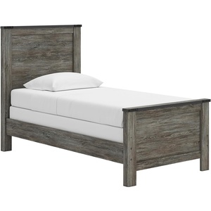 image:imageSignature Design by Ashley Kids Twin Panel Bed Frame Rustic Warm GrayTwin Panel Bed