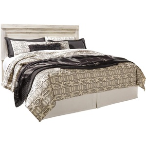 image:imageSignature Design by Ashley King Panel Headboard Only WhitewashKing