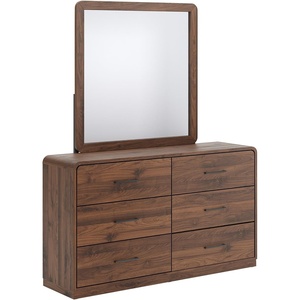image:imageSignature Design by Ashley King Size Bed Frame with LED LightsDresser and Mirror