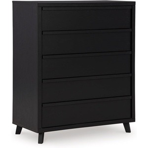 image:imageSignature Design by Ashley Large 6 Drawer Dresser for Bedroom Matte Black5 Drawer Chest