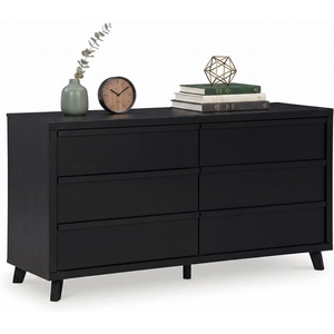 image:imageSignature Design by Ashley Large 6 Drawer Dresser for Bedroom Matte Black6 Drawer Dresser