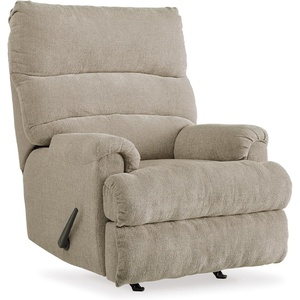image:imageSignature Design by Ashley Man Fort Traditional Rocker Recliner Dark GrayBeige
